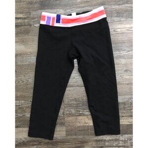 Ivivvia by Lululemon Girls Youth Size 14 Black Athletic Leggings